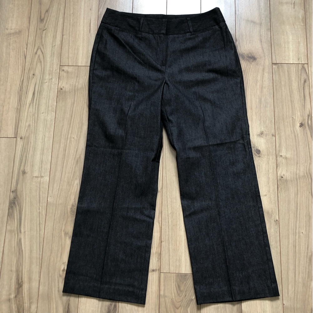 Women’s Zac & Rachel Charcoal dress pants trousers size 8 petite